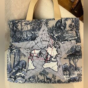 Dior Around The World Novelty Tote Bag